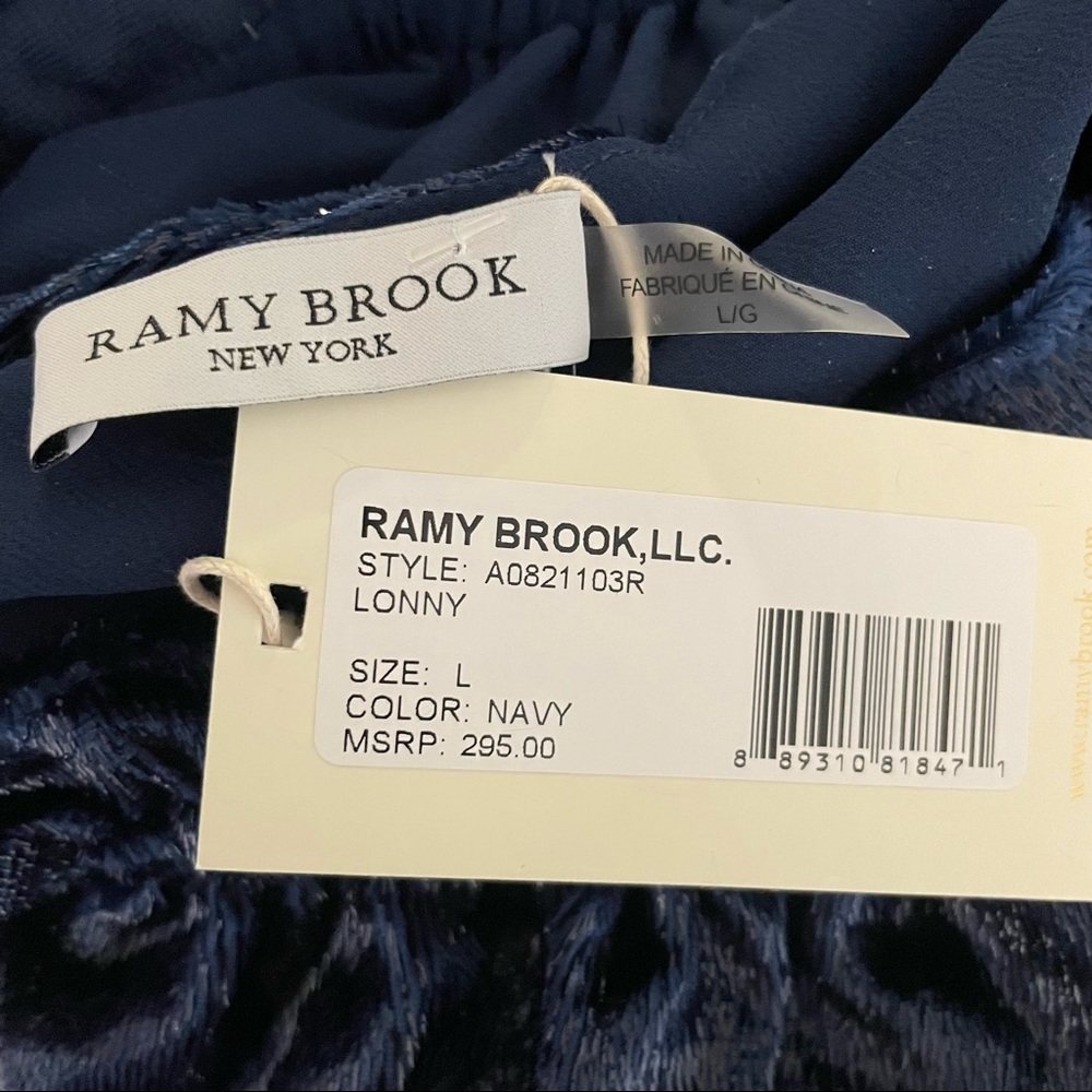Ramy Brook Lonny Top in Velvet NWT - Picture 5 of 6